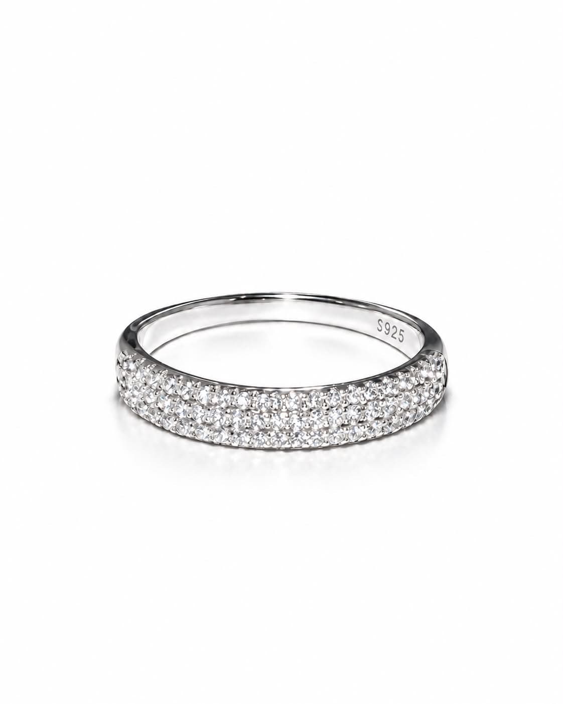 Anillo Pavé Destello: 1 anillo de plata 925