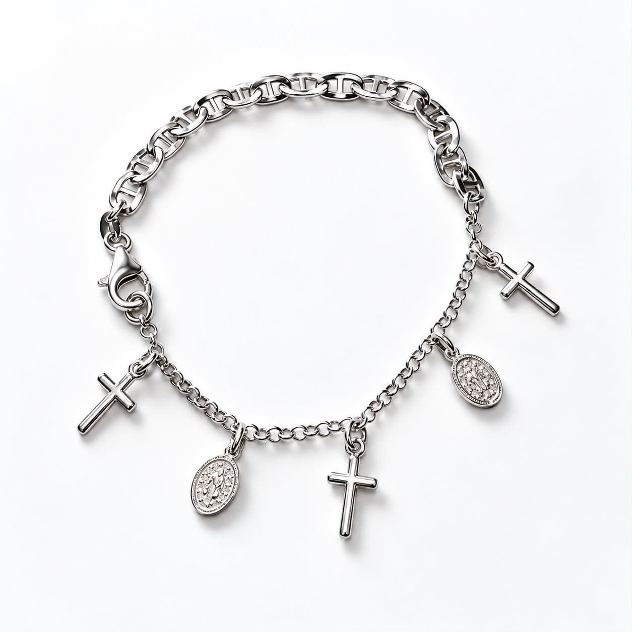 Brazalete Devoción: 1 brazalete de plata 925